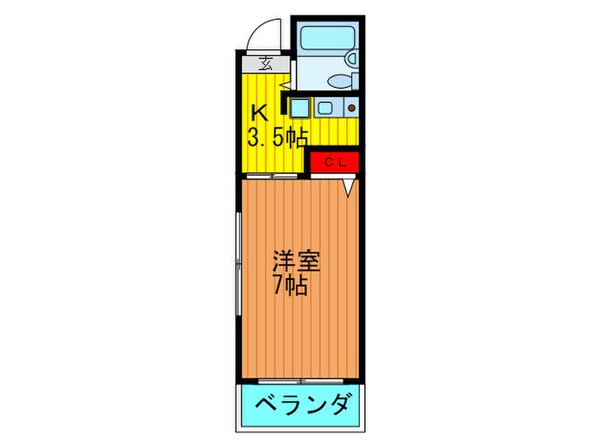 シティハイツ福井の物件間取画像